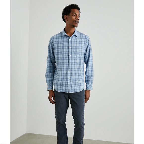 Wyatt shirt  Sky Denim Heather - Picture 3 of 4